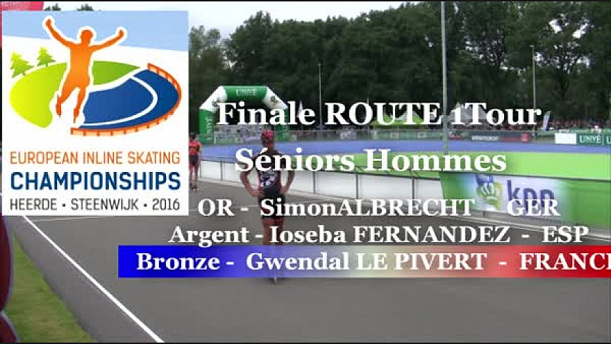 Gwendal LE PIVERT Médaillé BRONZE  Roller Route 1 Tour Séniors Hommes à Heerde - Pays-Bas @FFRollerSports #TvLocale_fr